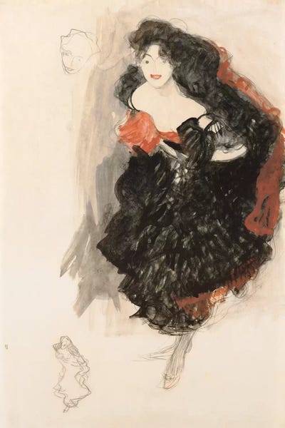 All Things Klimt: Study for Judith ll by Gustav Klimt