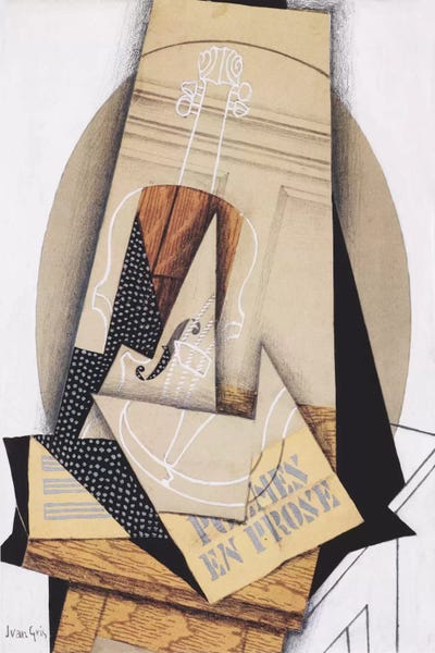 Violins: Komposition mit Violine by Juan Gris