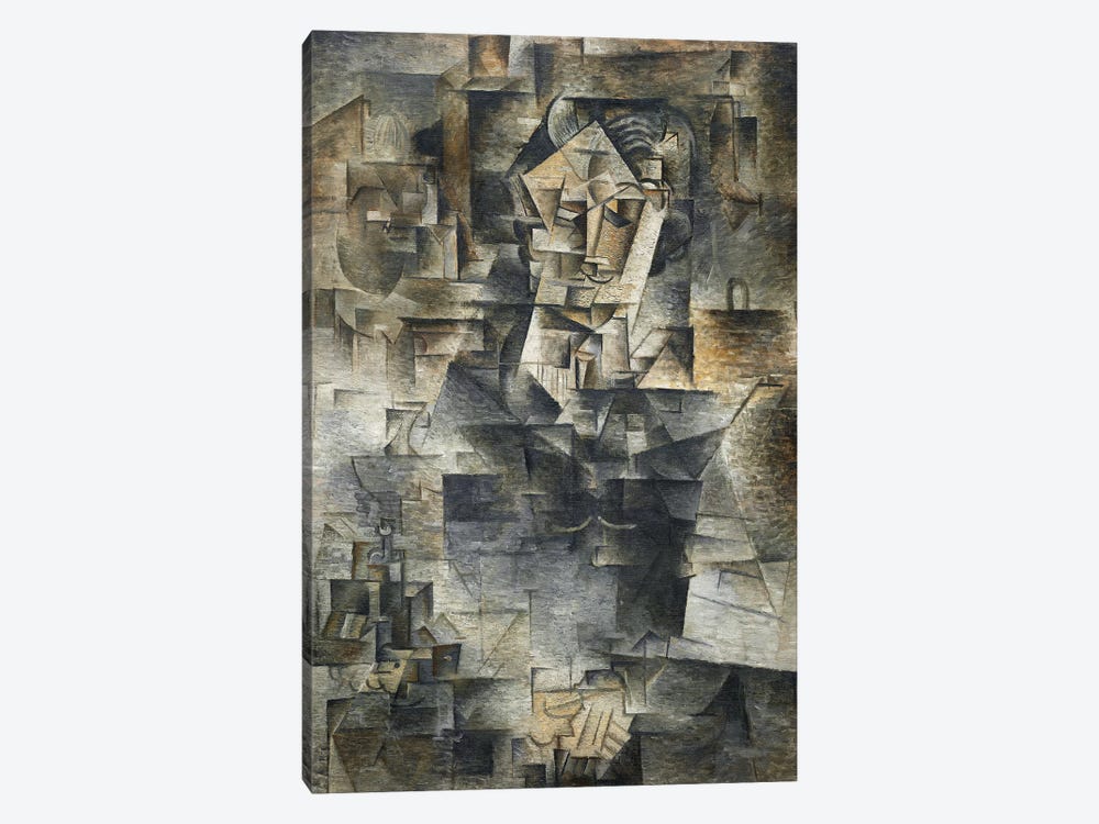 Portrait of Daniel-Henry Kahnweiler by Pablo Picasso 1-piece Canvas Art Print