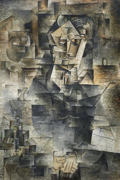 Pablo Picasso: Portrait of Daniel-Henry Kahnweiler by Pablo Picasso