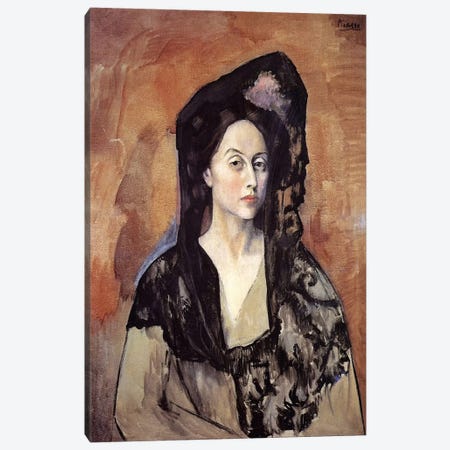 Portrait of Madame Canals Canvas Print #14107} by Pablo Picasso Canvas Print
