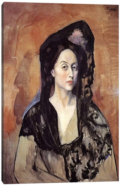 Portrait of Madame Canals Canvas Art Print - Pablo Picasso