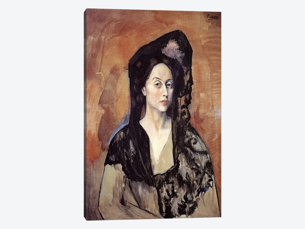 Portrait of Madame Canals by Pablo Picasso 1-piece Canvas Wall Art