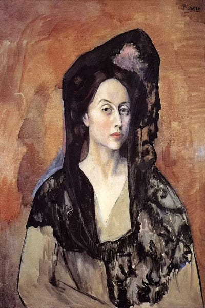 Pablo Picasso: Portrait of Madame Canals by Pablo Picasso