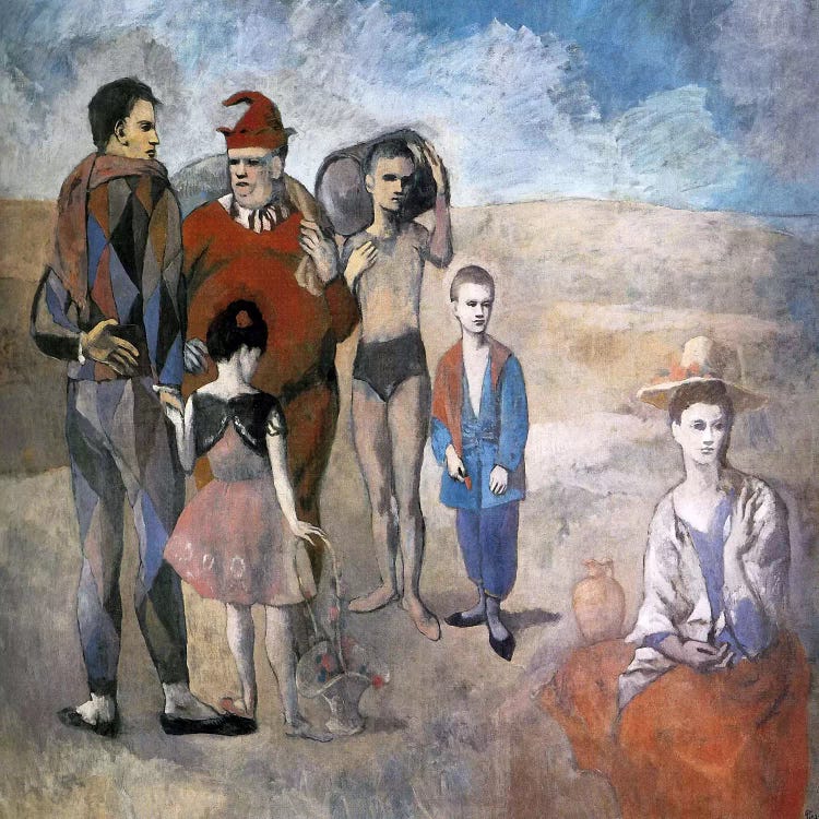 Family of Saltimbanques by Pablo Picasso wall art