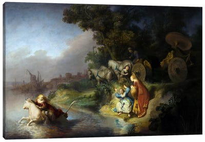The Abduction of Europa Canvas Art Print - Rembrandt van Rijn