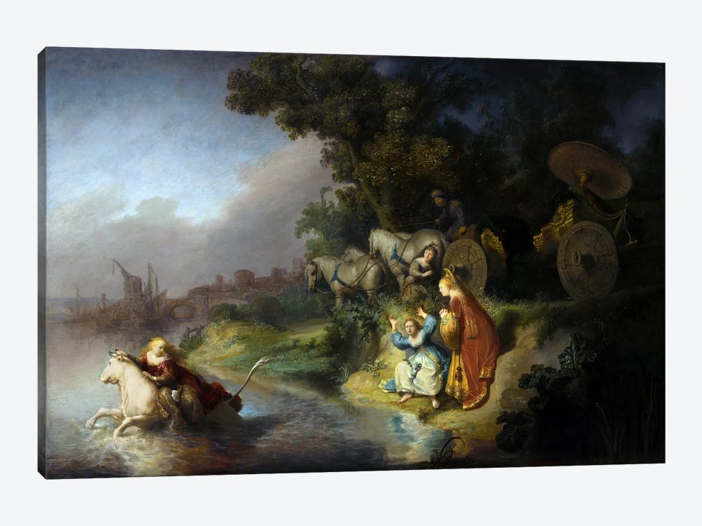 The Abduction of Europa by Rembrandt van Rijn 1-piece Canvas Art Print