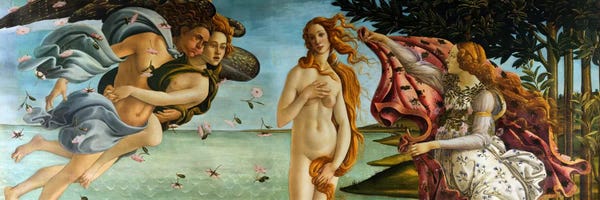 Renaissance: Birth of Venus Panoramic by Sandro Botticelli