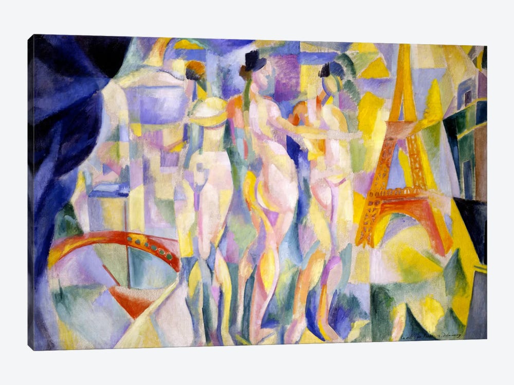 La ville de Paris by Robert Delaunay 1-piece Art Print