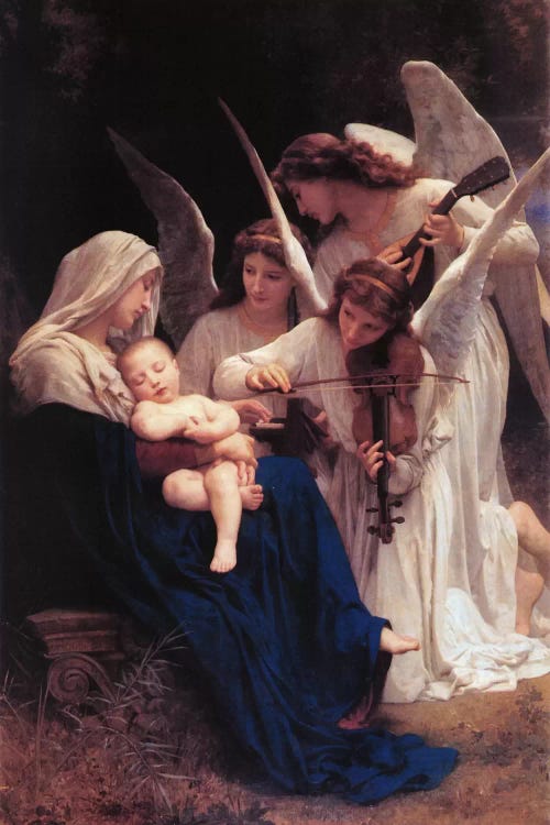 Song of The Angels by William-Adolphe Bouguereau wall art