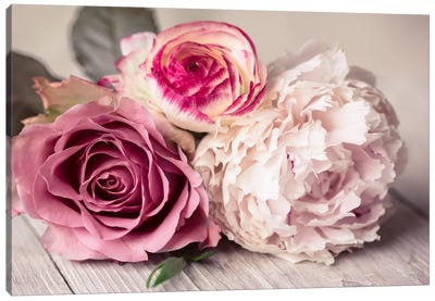 Bouquet Canvas Art Print - Rose Art