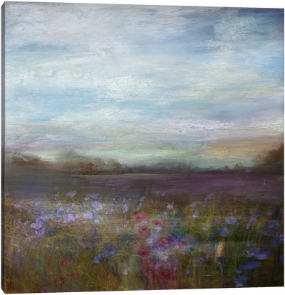 Meadow Canvas Art Print - Abstract Floral & Botanical Art