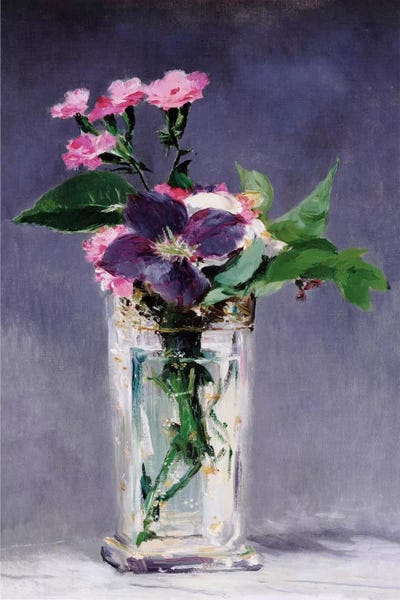 Impressionism: Ragged Robins and Clematis by Edouard Manet