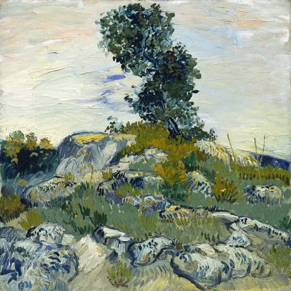 Rocks: The Rocks by Vincent van Gogh
