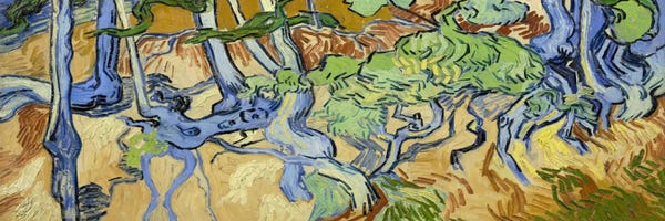 All Things Van Gogh: Tree-Roots by Vincent van Gogh