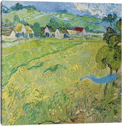 Le Vessenots a Auvers Canvas Art Print - Vincent van Gogh