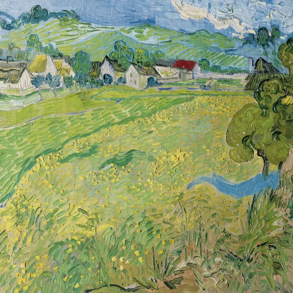 Farms: Le Vessenots a Auvers by Vincent van Gogh