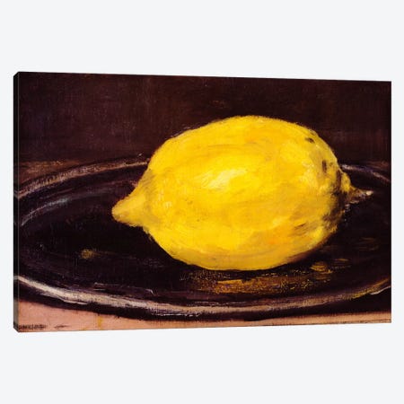 The Lemon Canvas Print #1426} by Edouard Manet Canvas Print