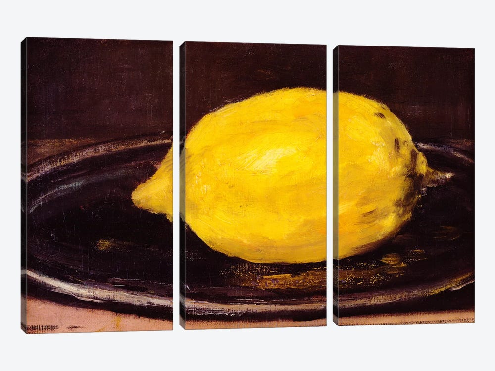 The Lemon by Edouard Manet 3-piece Art Print