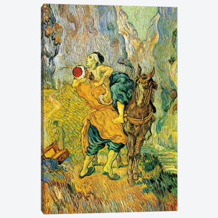 The Good Samaritan Canvas Print #14303} by Vincent van Gogh Canvas Artwork