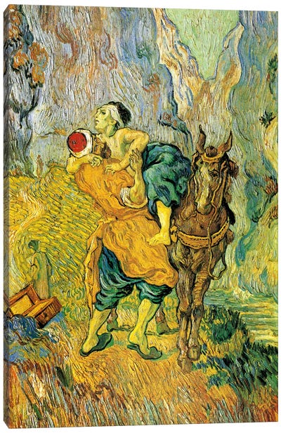 The Good Samaritan Canvas Art Print - Vincent van Gogh