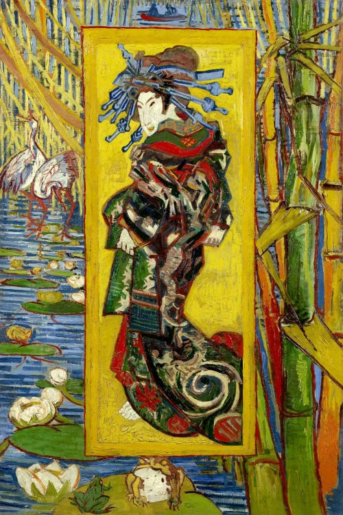 Courtesan (After Eisen) by Vincent van Gogh wall art