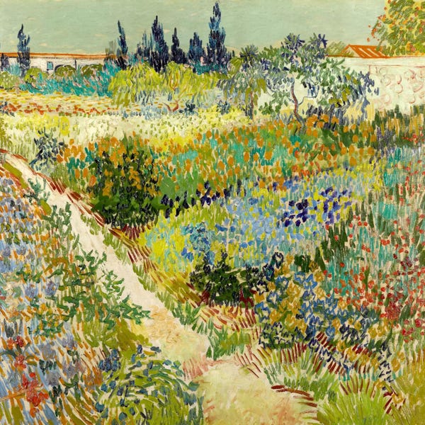 Trails, Paths & Roads: The Garden at Arles by Vincent van Gogh