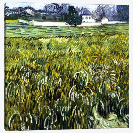 House at Auvers Canvas Print #14350} by Vincent van Gogh Canvas Art Print