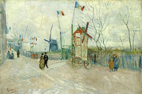 Post-Impressionism: Impasse des Deux Freres by Vincent van Gogh