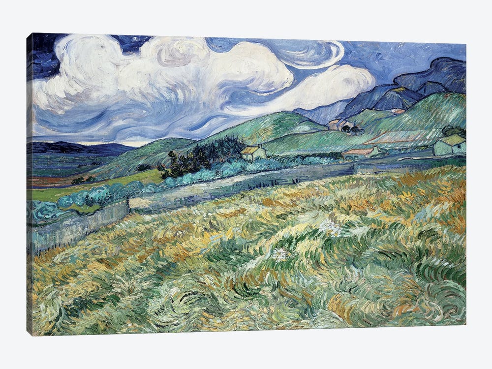 Landscape at Saint-Remy Canvas Print by Vincent van Gogh iCanvas