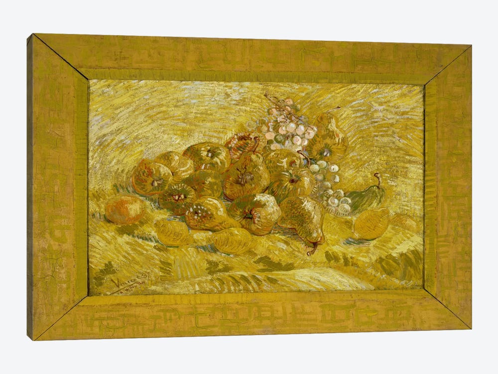 Quinces, Lemons, Pears, and Grapes by Vincent van Gogh 1-piece Canvas Artwork