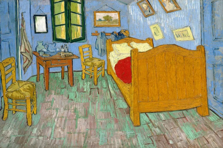 Bedroom In Arles, Second Version, September 1889 (Art Institute Of Chicago)