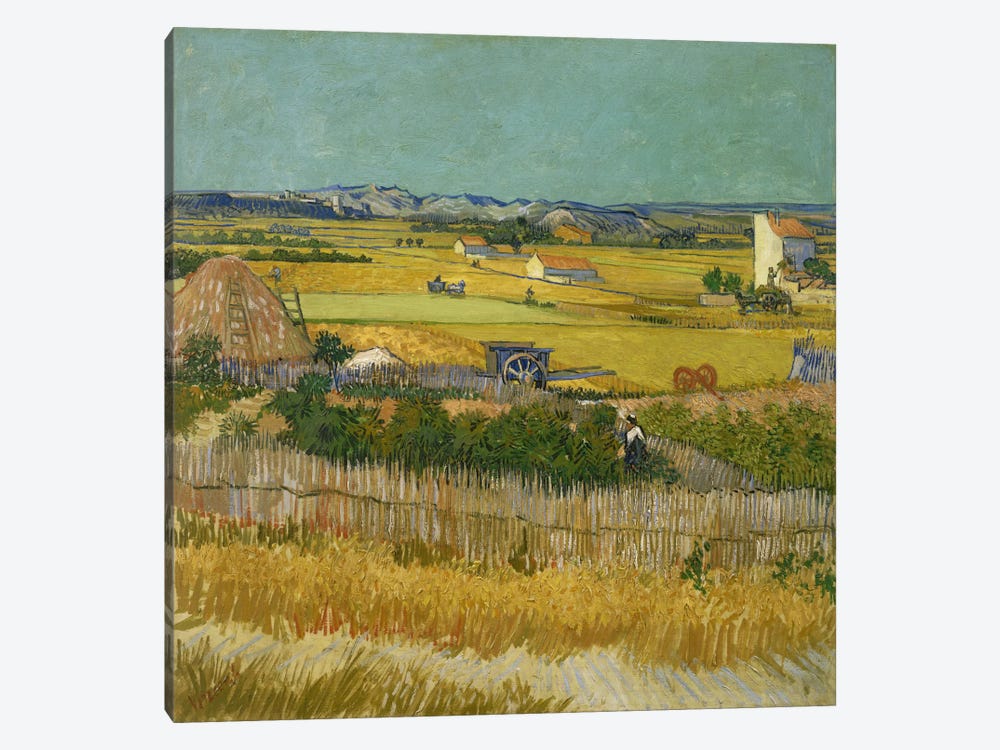 The Harvest by Vincent van Gogh 1-piece Canvas Print