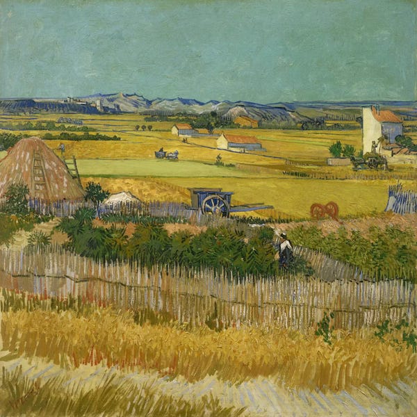 Cozy Cottage: The Harvest by Vincent van Gogh