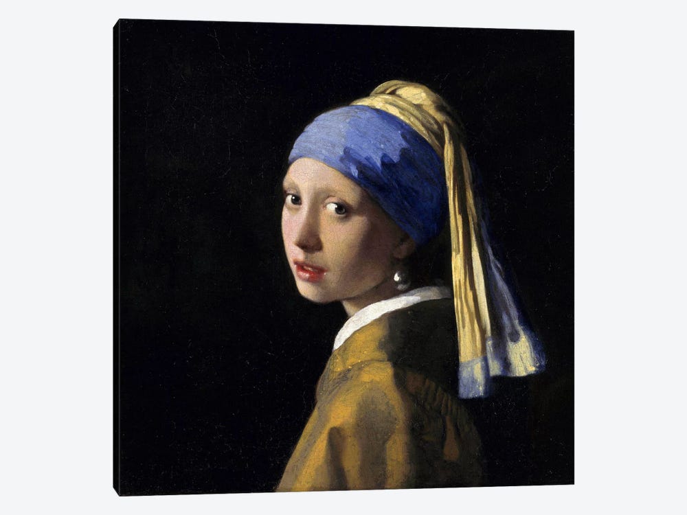 Girl with a Pearl Earring by Johannes Vermeer 1-piece Canvas Print