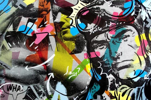 Similar To Roy Lichtenstein: Strongman by Dan Monteavaro