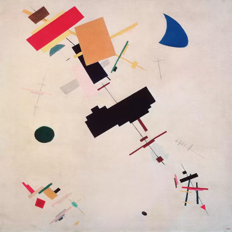 Suprematist Composition No.56, 1916 by Kazimir Severinovich Malevich wall art