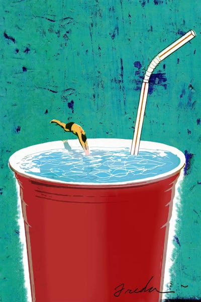 Pop Art Kitchen: Big Drink by Anthony Freda