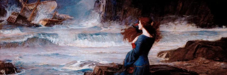 MirandaThe Tempest by William Waterhouse wall art