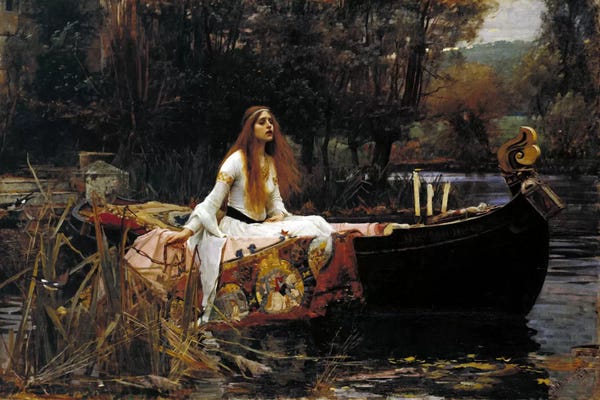 Classic Fine Art: The Lady of Shalott by John William Waterhouse
