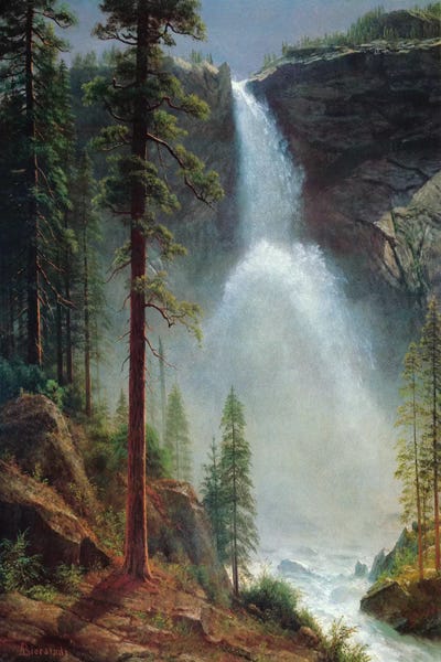 Rustic Décor: Nevada Falls by Albert Bierstadt