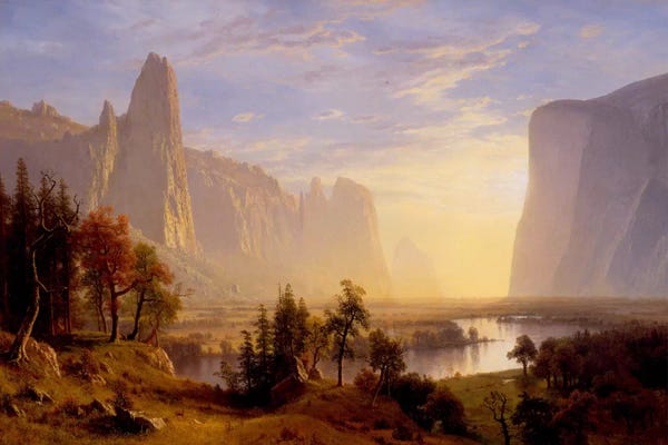Abstract: Yosemite Valley by Albert Bierstadt