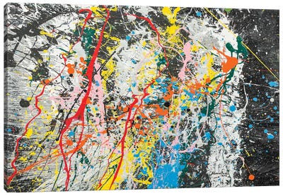 A Momentary Lapse #2 Canvas Art Print - Similar to Jackson Pollock