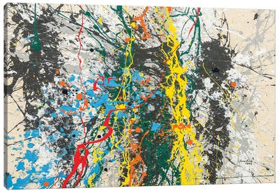 A Momentary Lapse #1 Canvas Art Print - Similar to Jackson Pollock