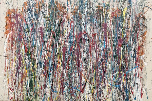 Similar To Jackson Pollock: Her Voice #2 by Shawn Jacobs