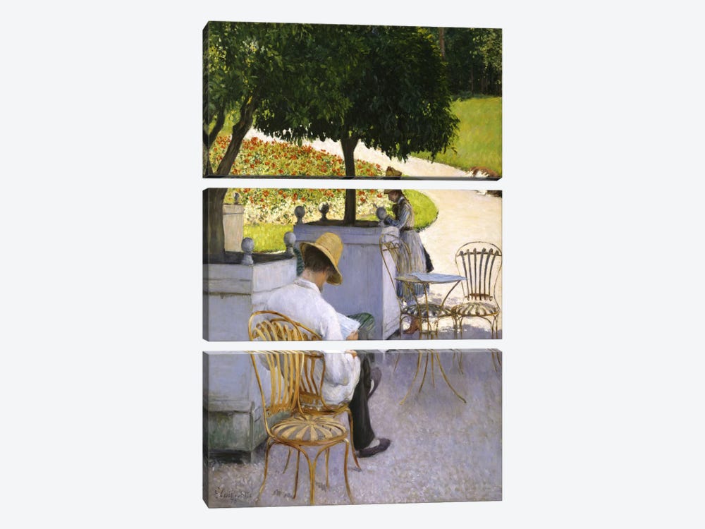 The Orange Trees by Gustave Caillebotte 3-piece Canvas Artwork