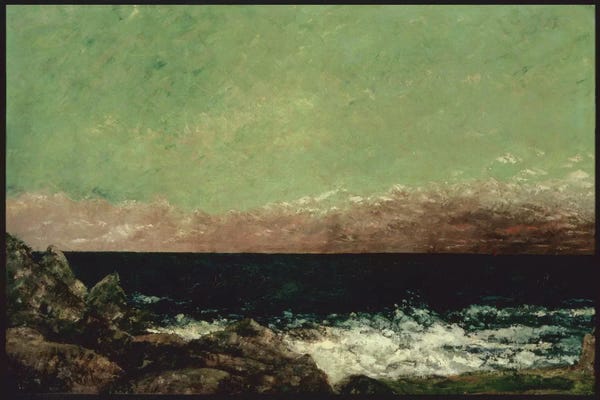 Gustave Courbet: The Mediterranean by Gustave Courbet