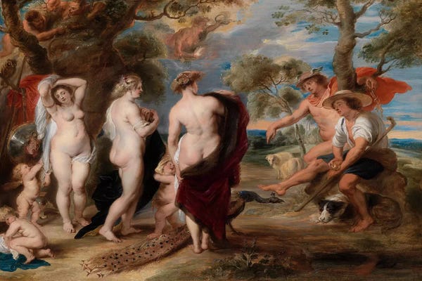 Peter Paul Rubens: The Judgment of Paris by Peter Paul Rubens