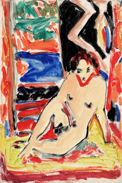 Expressionism: Kirchnernude Girl by Ernst Ludwig Kirchner