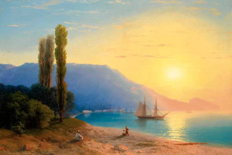 Sunset over Yalta